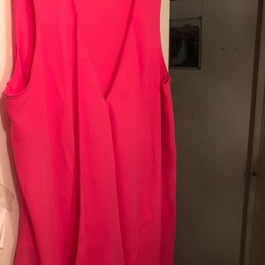 Venus xl pink ruffle shirt